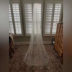 Grace Loves Lace Cathedral White Veil